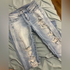 American Eagle ripped jeans